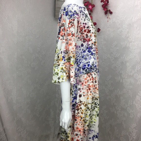 Triste Plus Size 2X A Line Floral Dress NWOT - Picture 5 of 8